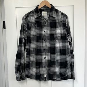 American Eagle Super Soft Plaid Button Down Mens Medium